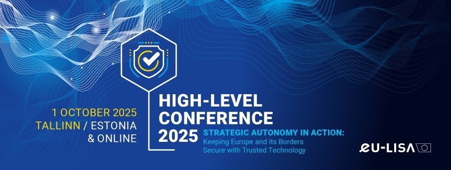 eu-LISA High-Level Conference 2025 Banner